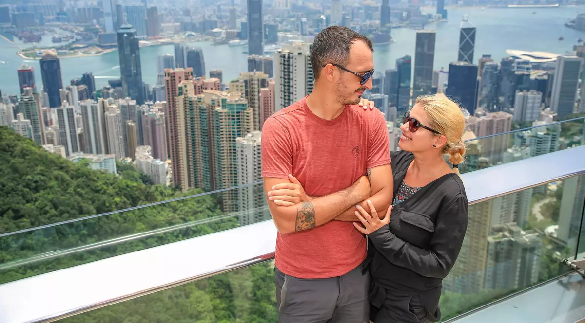 Paul și Renata Moca, în Hong Kong