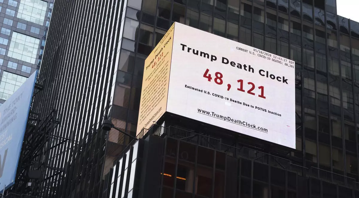 VIDEO | Ce este “Ceasul morților lui Trump”, unde a fost montat și cu ce scop