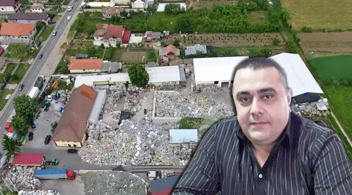 În inima localității Bălești, lângă Târgu Jiu, primăria a inventat o „zonă industrială” între case, ca să permită apariția unui depozit de deșeuri