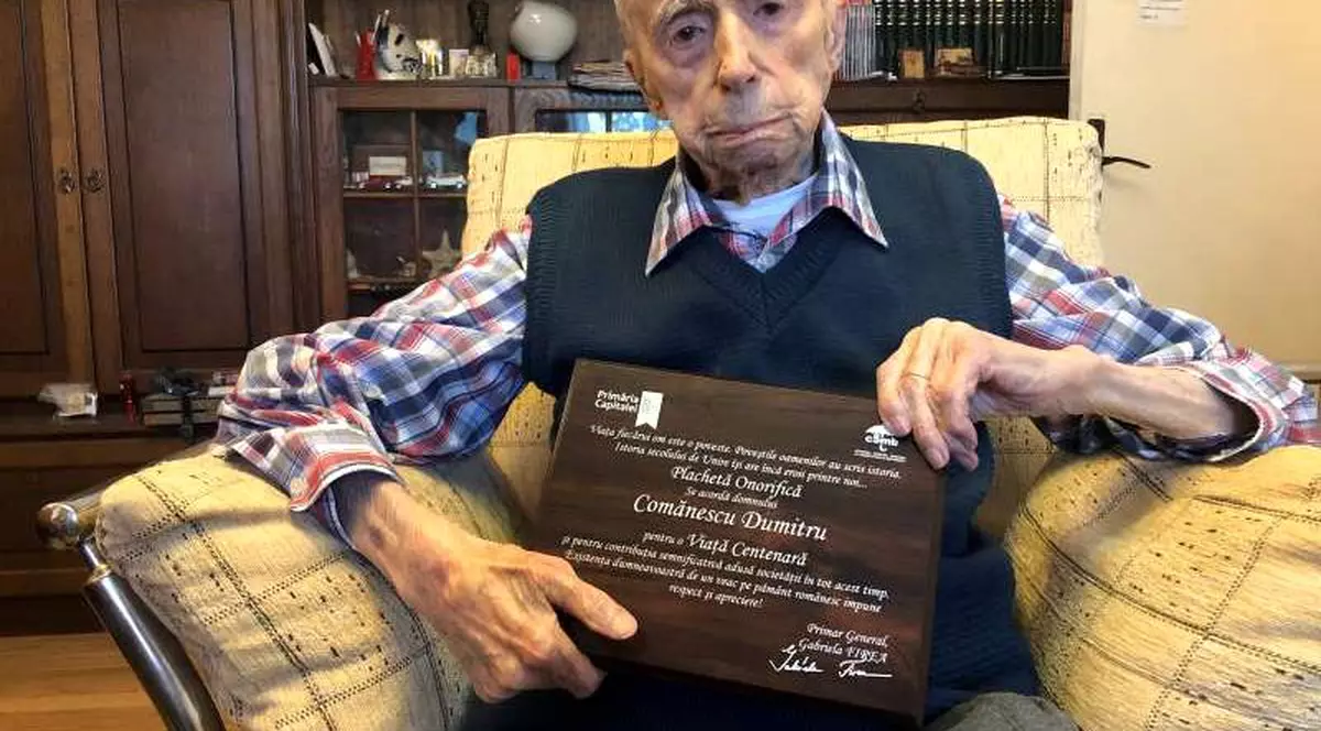 A murit Dumitru Comănescu. Românul a fost cel mai vârstnic bărbat din lume timp de o lună