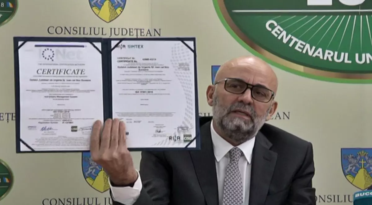 Vasile Rîmbu, managerul suspendat al Spitalului Județean Suceava, și-a dat demisia din funcție