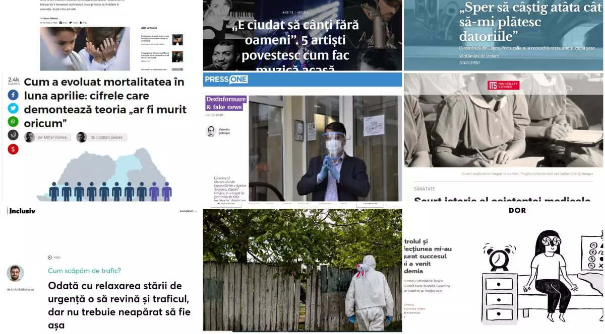 Coronavirus. Ce scrie presa alternativă din România: cum a evoluat mortalitatea în luna aprilie și ce fac muzicienii fără public