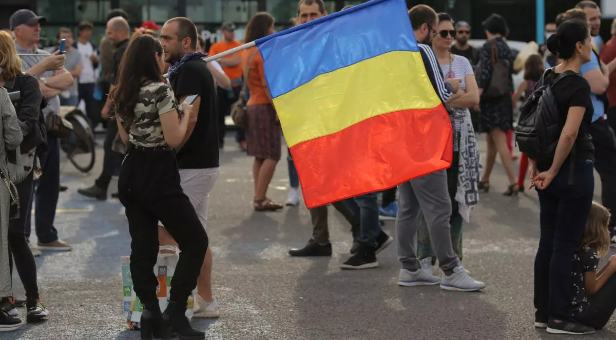 Protest în Piața Victoriei (FOTO: Vlad Chirea / Libertatea)