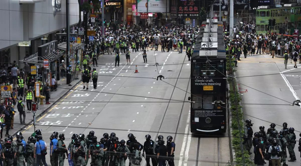 Proteste în Hong Kong FOTO: EPA