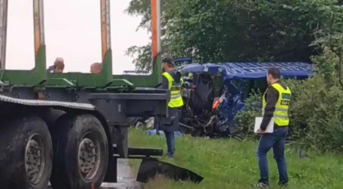 UPDATE | Un microbuz plin cu români a fost spulberat de un camion, în Cehia. Două persoane au murit