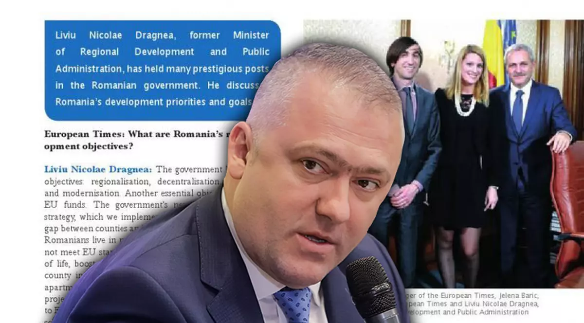 Adrian Ionel a plătit cu 10.900 de euro din bani publici un interviu într-o revistă obscură, unde a apărut și Dragnea