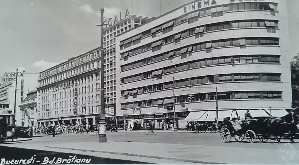Cinema și bloc Scala și garajul Ciclop, scoase la vânzare, împreună sau separat FOTO: arhitectura-1906.ro viabucuresti.ro