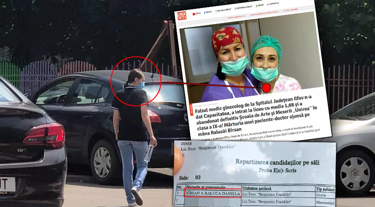 După ce a participat zece ani la cezariene ca ginecolog, am găsit-o pe doctorița falsă Raluca Bîrsan dând bacalaureatul în această sesiune, la un liceu din Capitală