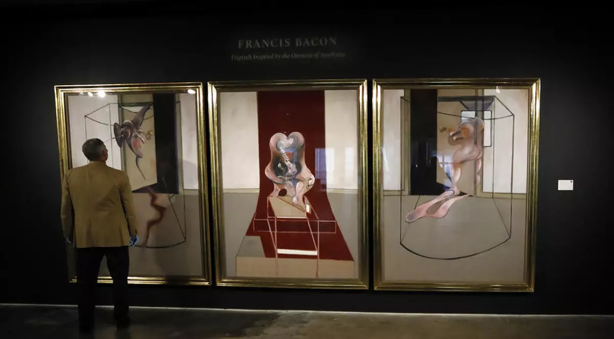 Un triptic de Francis Bacon, vândut pentru 84,6 milioane de dolari la o licitaţie online