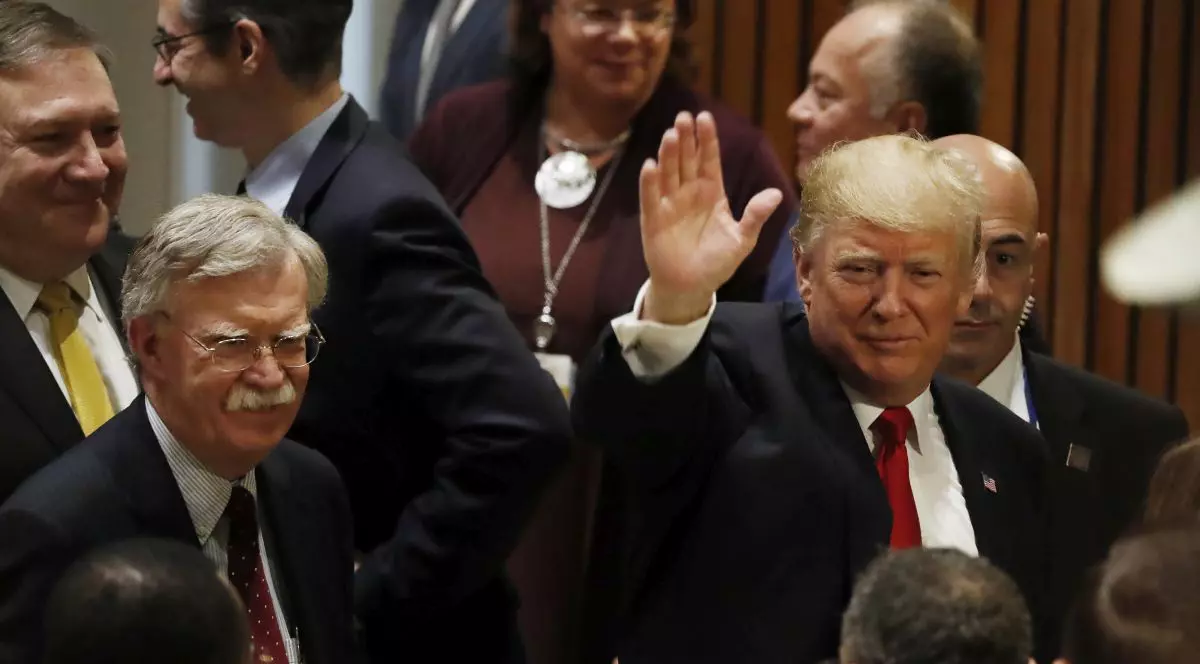 John Bolton, alături de Donald Trump FOTO: EPA