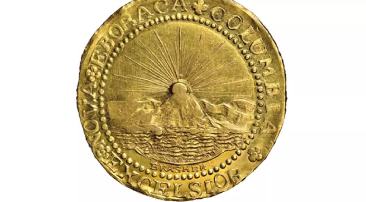 Prima monedă de aur emisă în SUA ar putea fi vândută cu 15 milioane de dolari