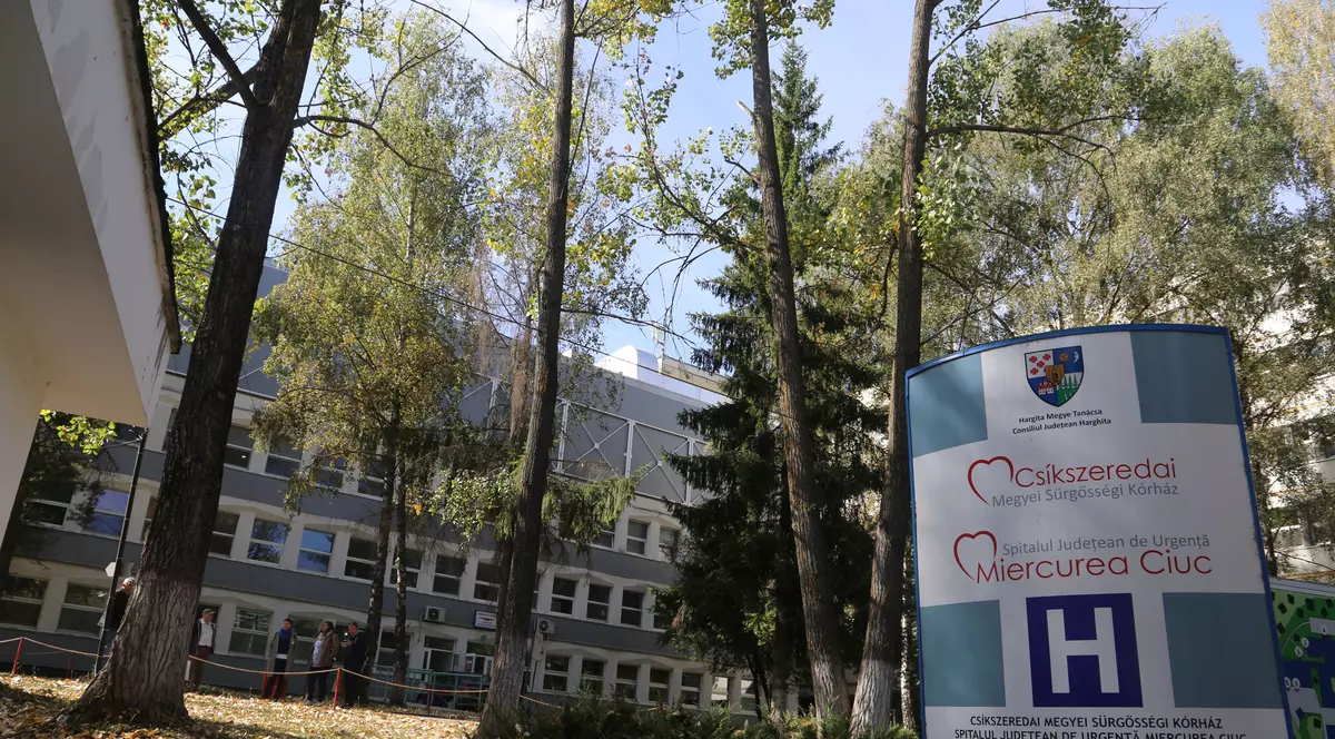 Spitalul Județean de Urgență Miercurea-Ciuc sursa foto: Borboly Csaba