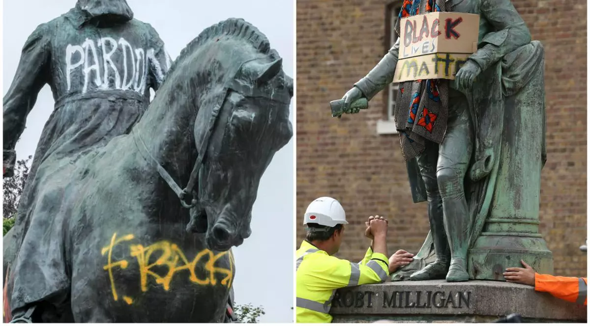 Cine sunt personajele istorice ale căror statui sunt acum demolate sau vandalizate de protestatari în SUA și Europa