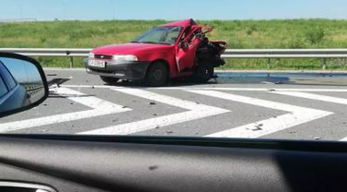 VIDEO | Ciocnire violentă în Cluj. Un bărbat a murit, o femeie este în stare gravă