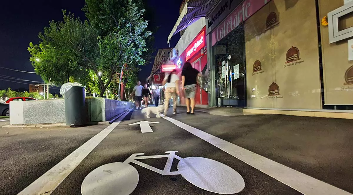 Curg plângerile în legătură cu pista de biciclete cu care se mândrește primarul Băluță: „Risc de vătămări corporale, se poate ajunge la ucidere din culpă”