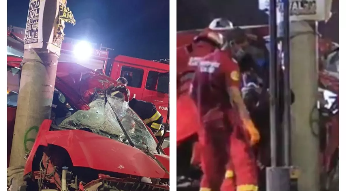 VIDEO | Ciocnire violentă în Eforie Nord. Un tânăr de 22 de ani a murit pe loc, șoferița este în stare gravă