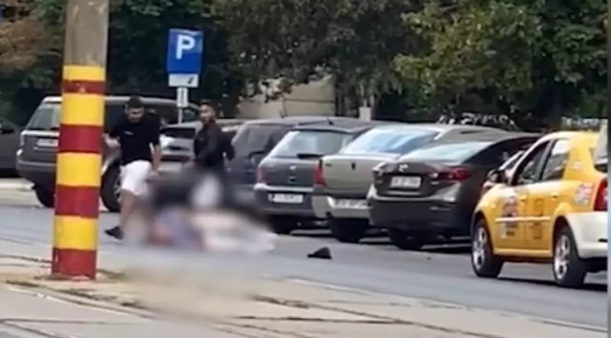 VIDEO | Taximetrist bătut și lăsat inconștient pe un bulevard din București. Agresorii au fost arestați preventiv