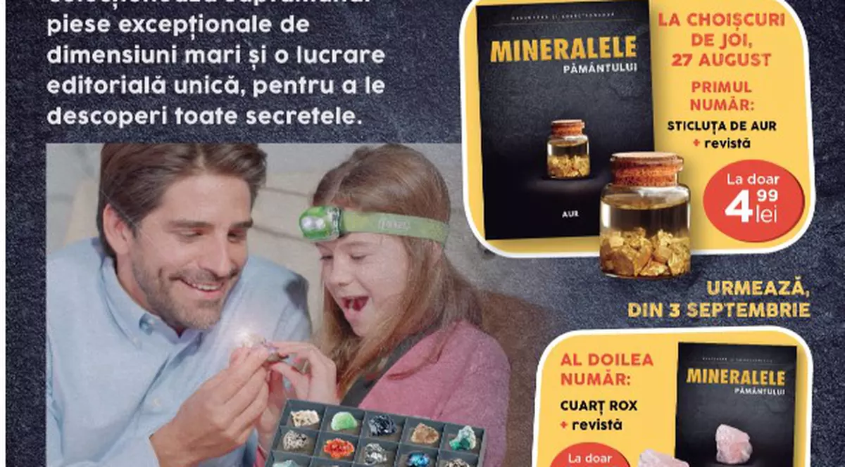 Colecționează cele mai spectaculoase minerale de pe Pământ