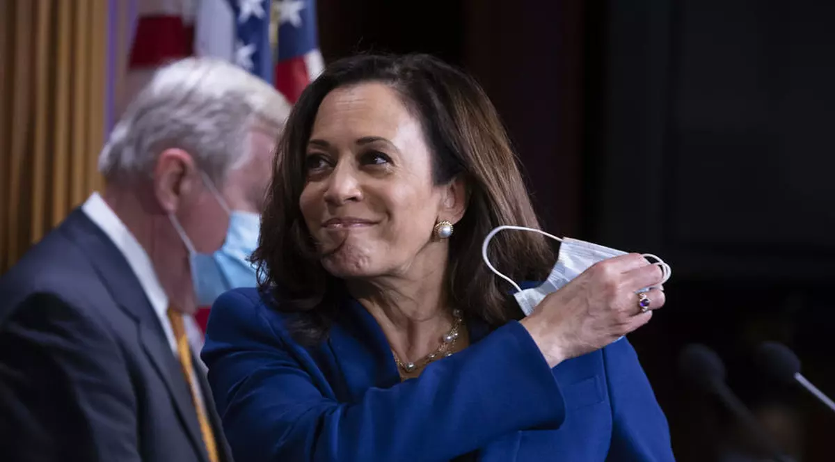 Kamala Harris, alegerea lui Joe Biden pentru vicepreședinte. Este prima femeie afro-americană propusă pentru această funcție