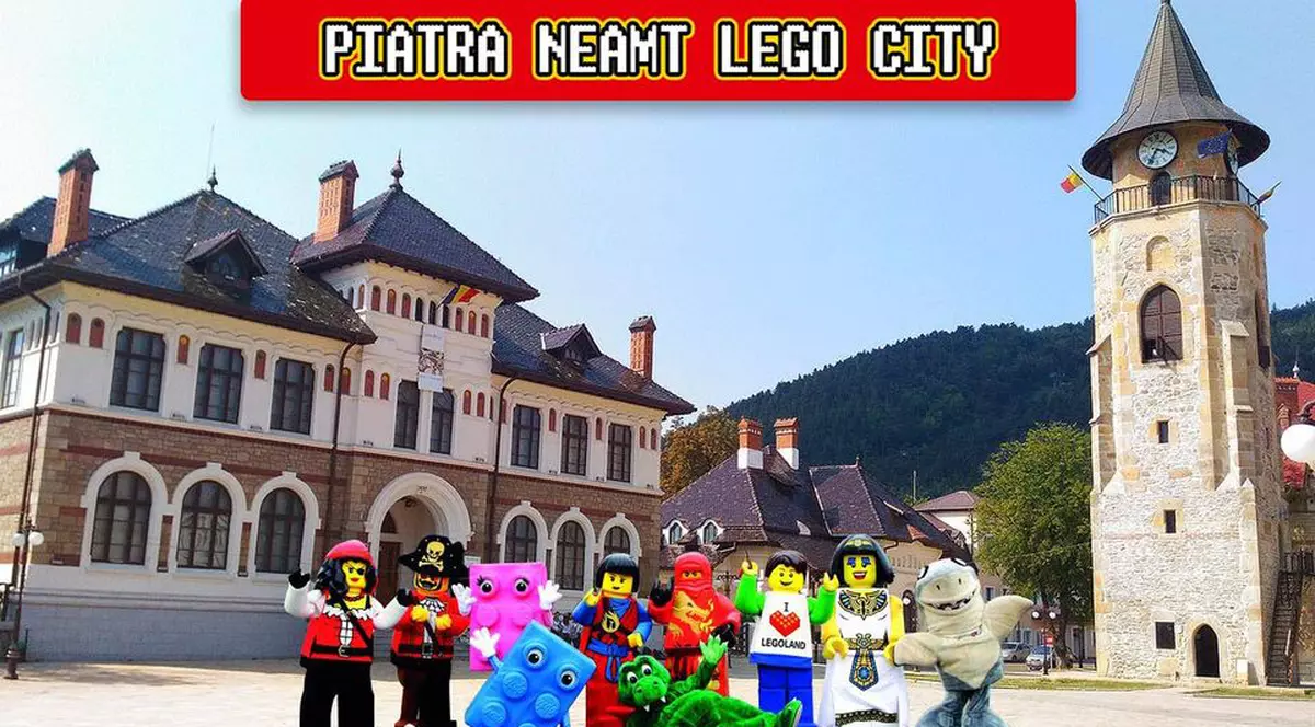 Un candidat la primăria orașului Piatra Neamț promite să construiască parcuri și cafenele din cărămizi Lego