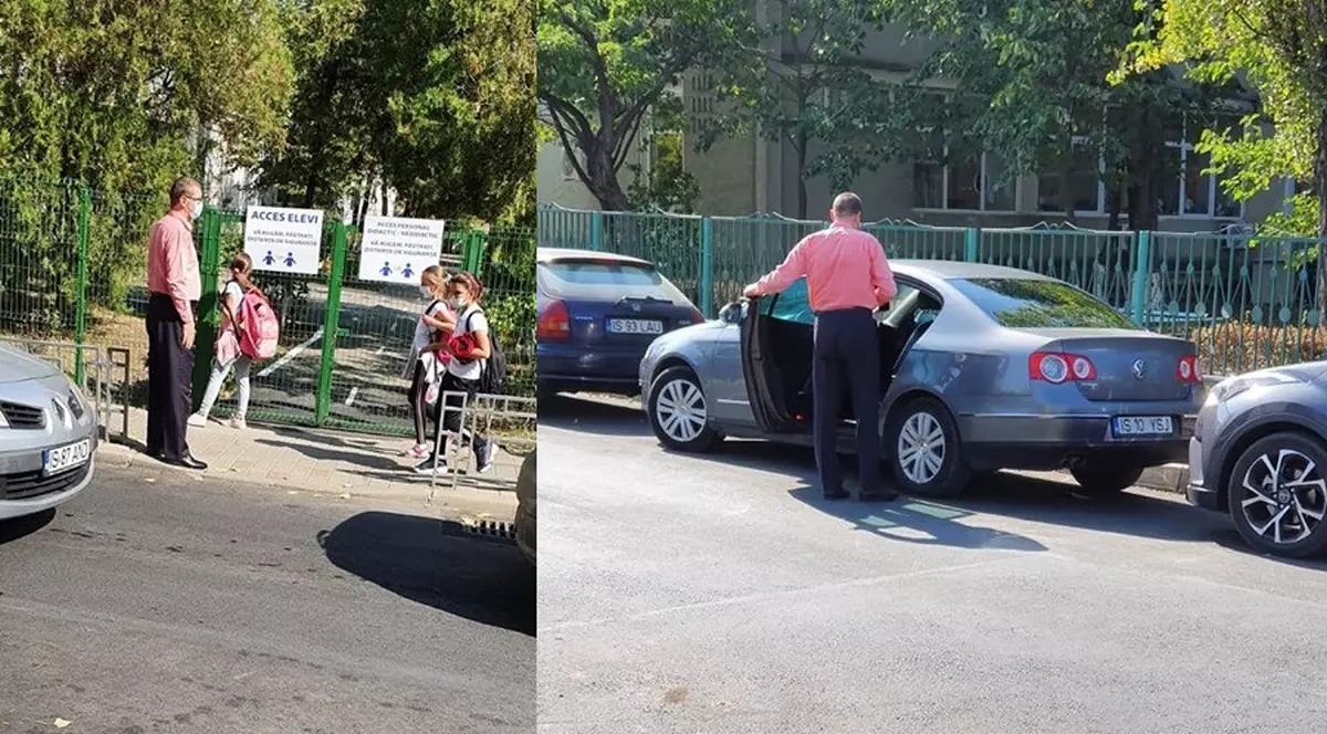 Video | Genoveva Farcaș, şefa Inspectoratului Şcolar din Iaşi, acuzată că foloseşte şoferul şi maşina instituţiei pentru a-și duce copilul la şcoală. Reacţia ministerului