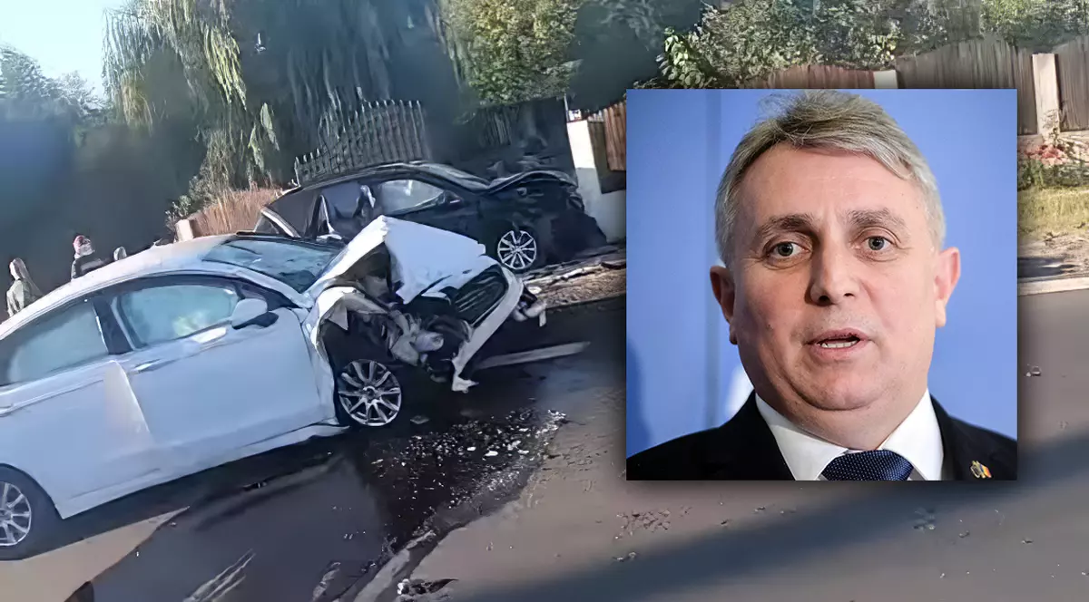 Lucian Bode, primele explicații despre accidentul cu mașina oficială. “Nu aveam niciun motiv să ne grăbim”