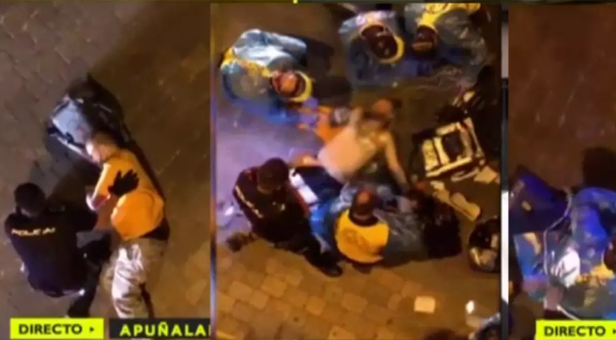 Un român din Spania a fost înjunghiat pe stradă de hoţul care îl tâlhărise cu câteva ore înainte. Atacul a fost filmat