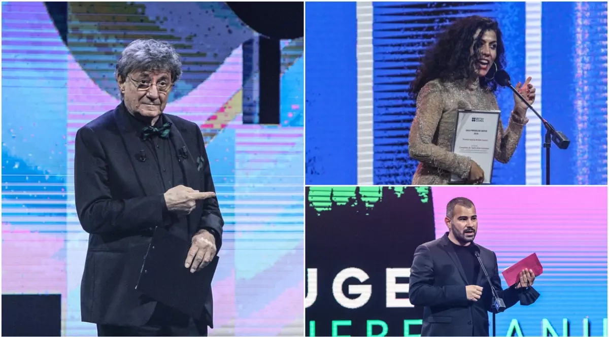 Trei momente curajoase la Gala Uniter: regizorul care a vorbit despre dificultatea de a fi homosexual, actrița care a acuzat rasismul din teatru și apelul făcut de Caramitru