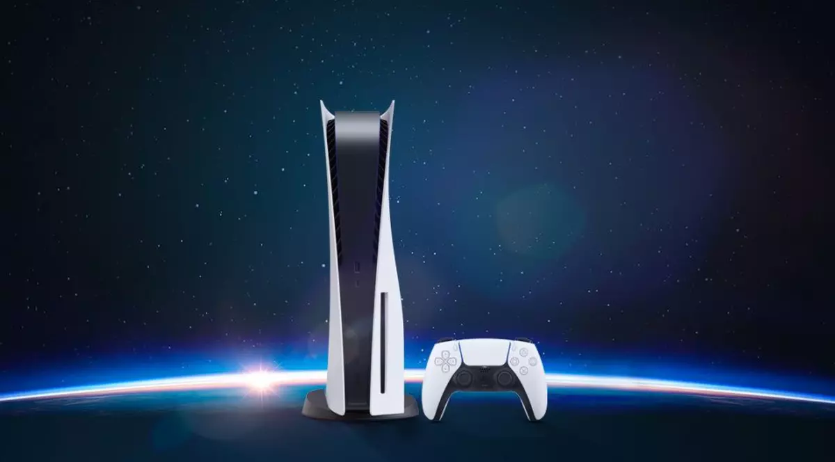 Sony PlayStation 5 deja bate noile Xbox-uri pe piața neagră. Consola Sony PlayStation 5 și un controller lângă ea