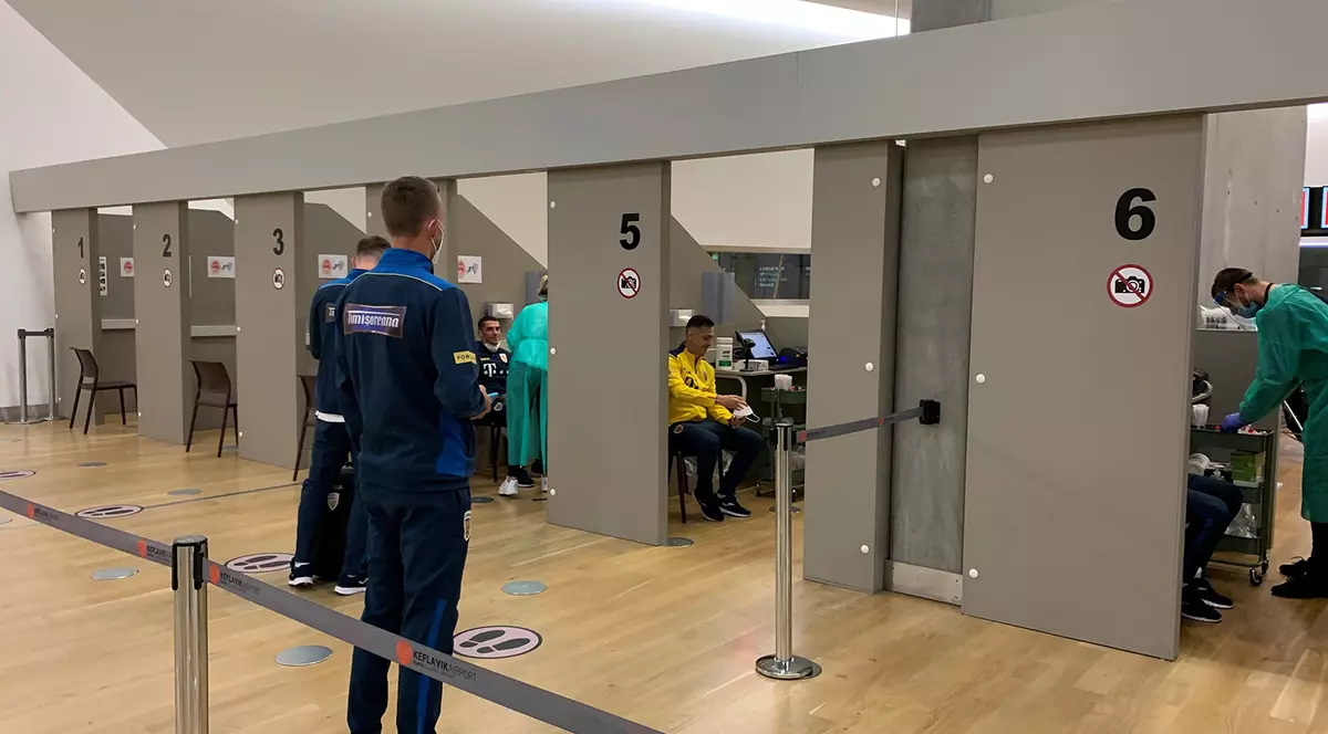 Cum a decurs testarea COVID efectuată de tricolori la sosirea în Islanda. Rezultatele sunt așteptate în carantină