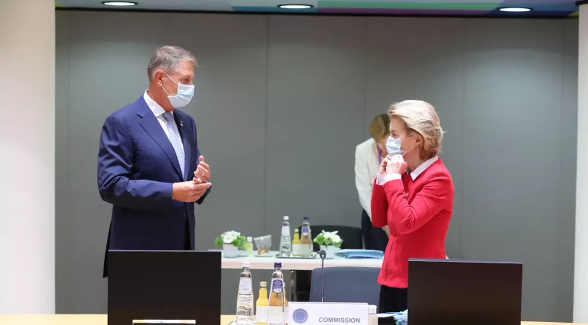 Klaus Iohannis si Ursula von der Leyen (foto presidency.ro)