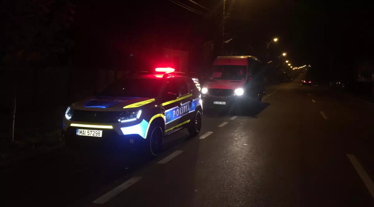 Scandal cu focuri de armă la Craiova. Un polițist a fost rănit la mână de un bărbat pe care-l imobilizase