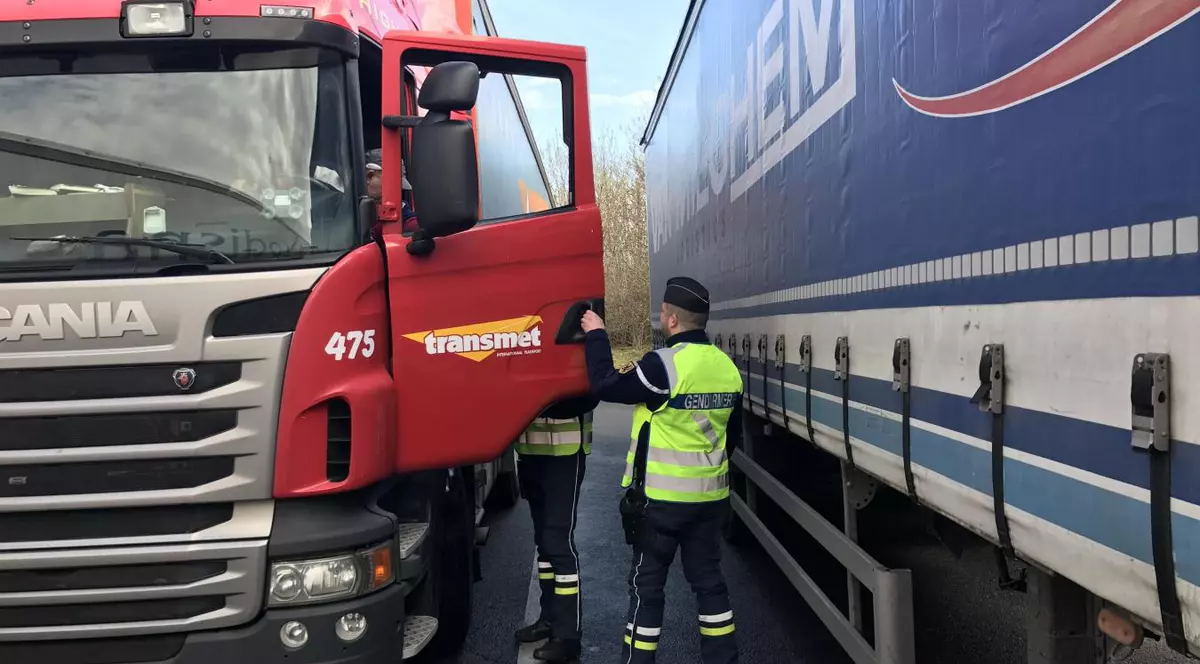 Șofer român de TIR