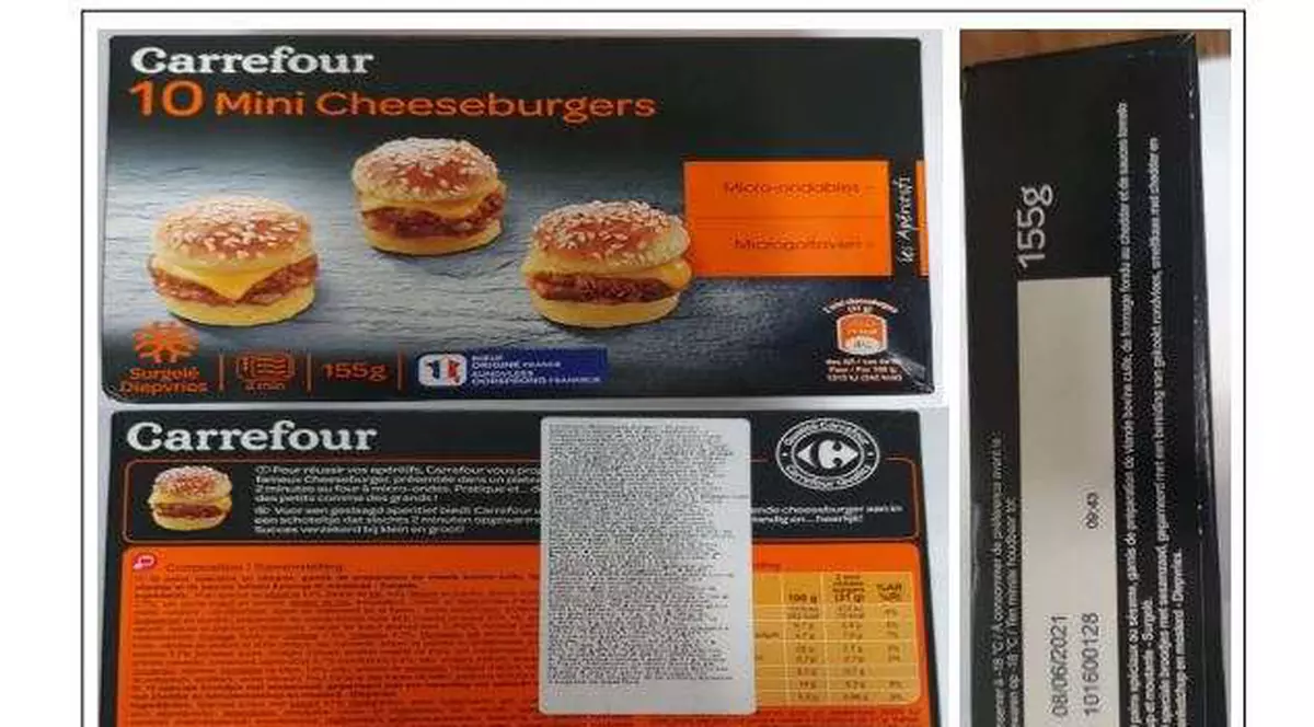 Carrefour retrage de la comercializare Mini Cheesburgers, din cauza pericolelor pe care produsul le prezintă pentru sănătate
