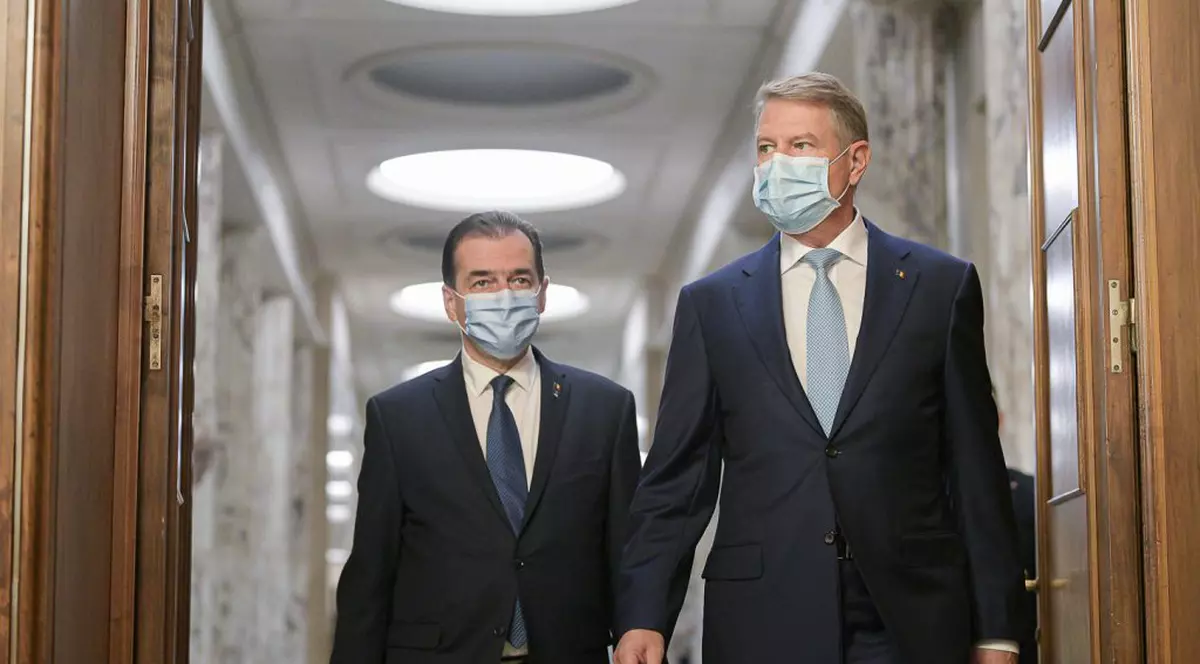 Klaus Iohannis și Ludovic Orban