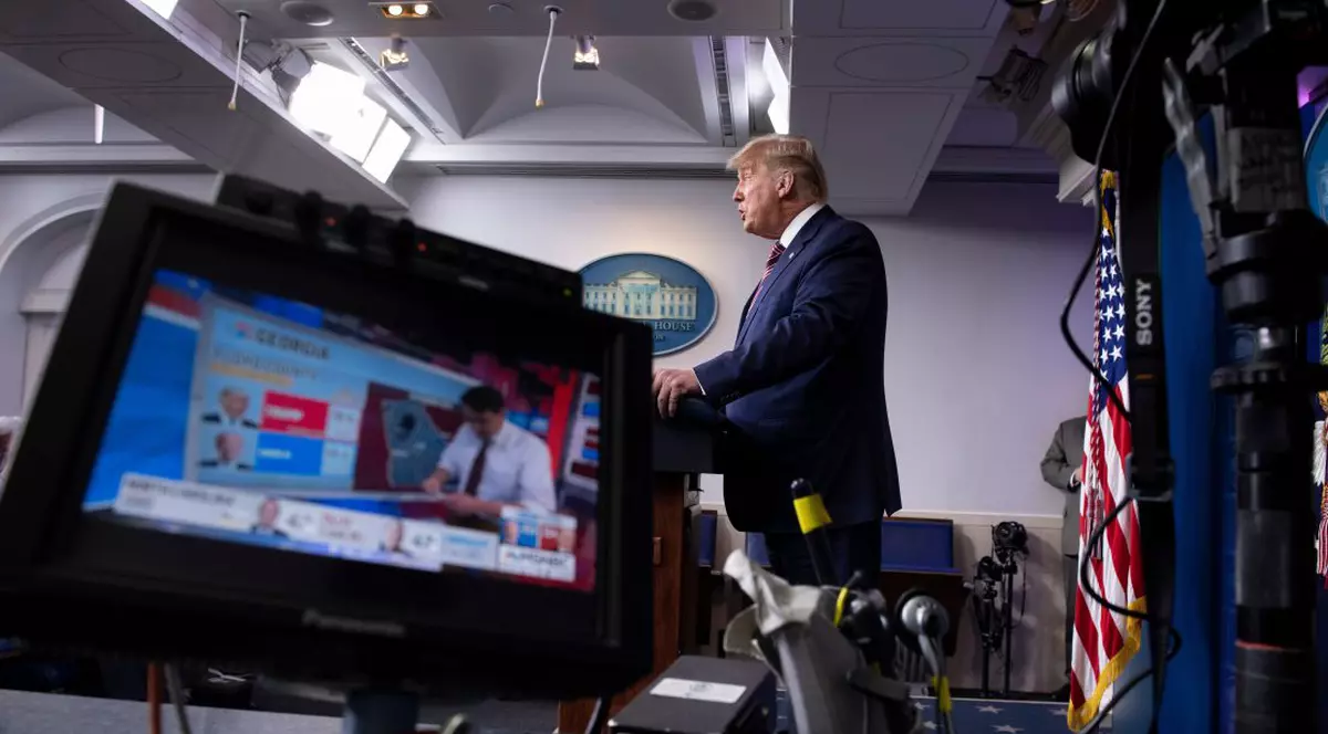 Discursul lui Trump, plin de acuzații fără probe, întrerupt de televiziunile americane: „Ceea ce președintele spune este în mare parte complet neadevărat”