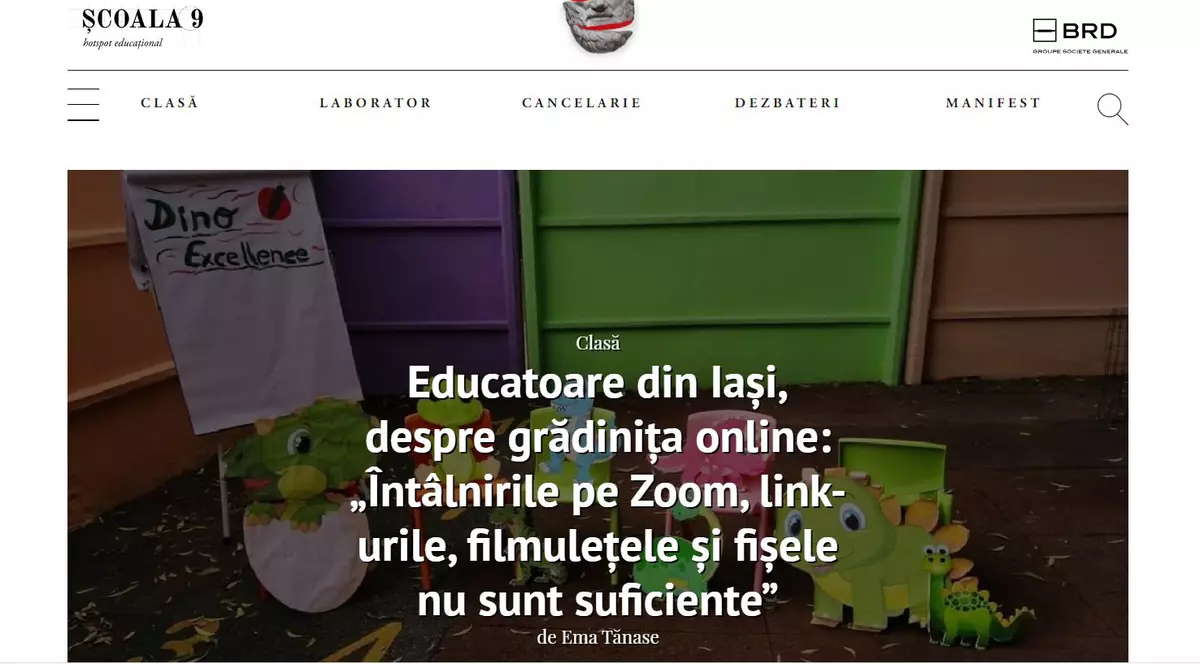 Site-ul Școala 9