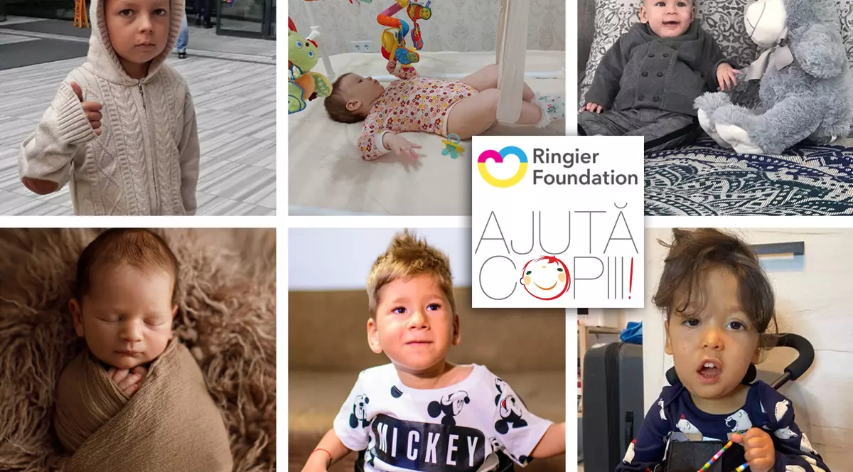 Fundația Ringier România și prietenii ei au strâns sute de mii de euro pentru copii aflați în suferință. Micuții au reușit, astfel, să primească tratamentul salvator