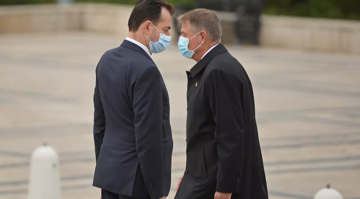 Klaus Iohannis și Ludovic Orban