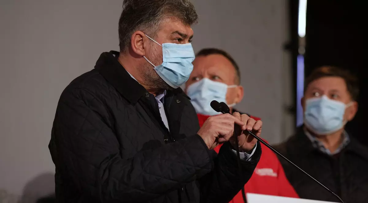 Marcel Ciolacu, la sediul PSD FOTO: Vlad Chirea