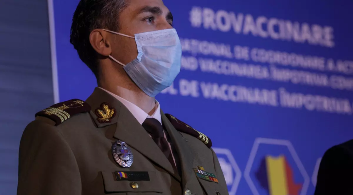 Valeriu Gheorghiță, coordonatorul campaniei de vaccinare anti-COVID. Foto: Inquam Photos / Octav Ganea