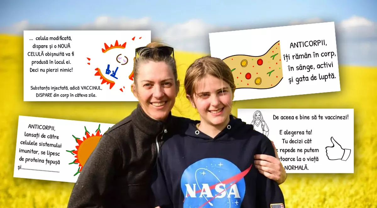„Explicații simple, nu limbaj de lemn”. Secretul viralizării clipului despre vaccin realizat de un medic român din Suedia, cu desenele fiicei de 12 ani