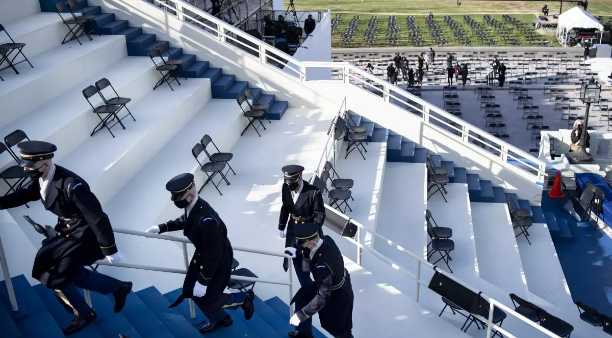 Alertă de securitate la Capitoliu, în timpul repetițiilor pentru ceremonia de învestire a lui Joe Biden