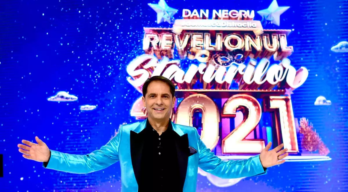 La ce s-au uitat românii de Anul Nou. Dan Negru, lider de audienţă cu „Revelionul starurilor”