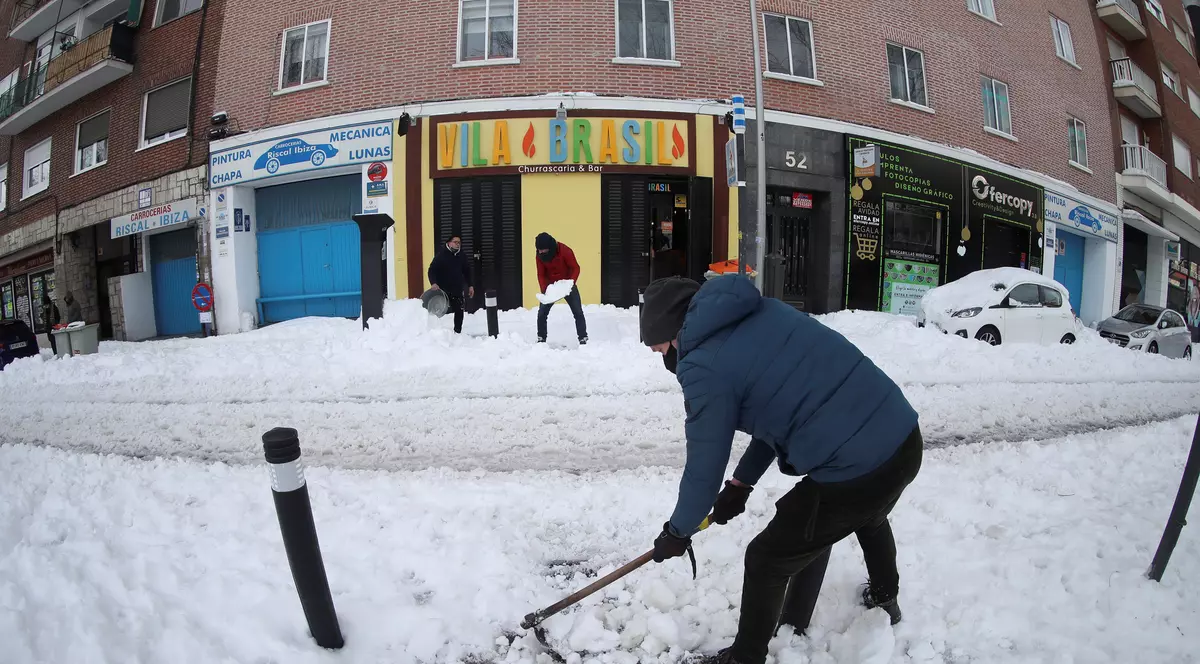 După furtuna de zăpadă care a blocat Madridul, Spania se pregătește de un frig năprasnic