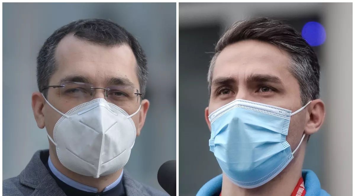 Vlad Voiculescu și Valeriu Gheorghiţă neagă că există vreo tensiune între ei, deși surse din sănătate spun altceva. „Evident că sunt discuții, nu e nimic secret”