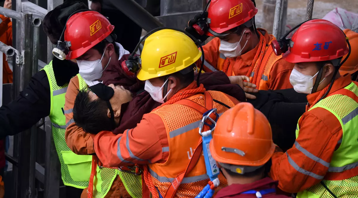 Salvare miraculoasă în China