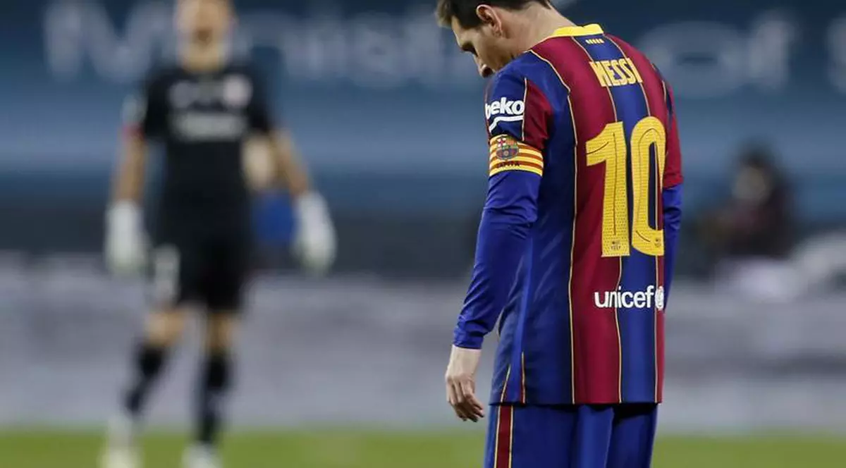 VIDEO | Lionel Messi a primit primul cartonaș roșu, după 754 de meciuri jucate la FC Barcelona. De ce a fost eliminat