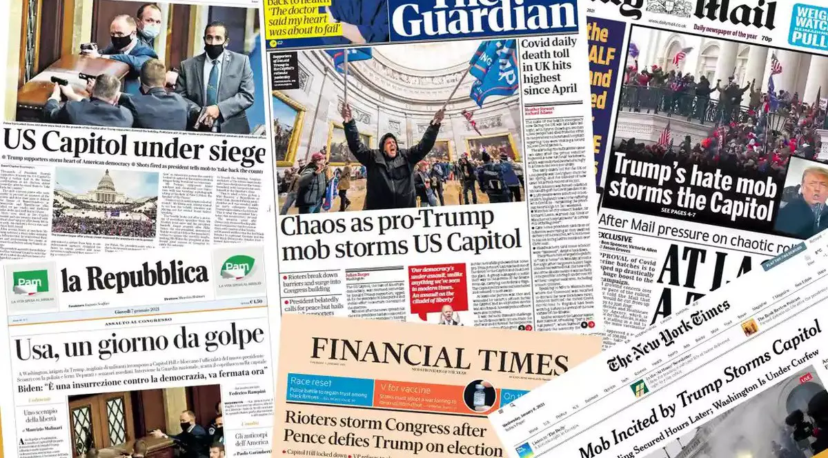 „Anarhie în Statele Unite”. Ce scrie presa internațională după incidentele din Capitoliu