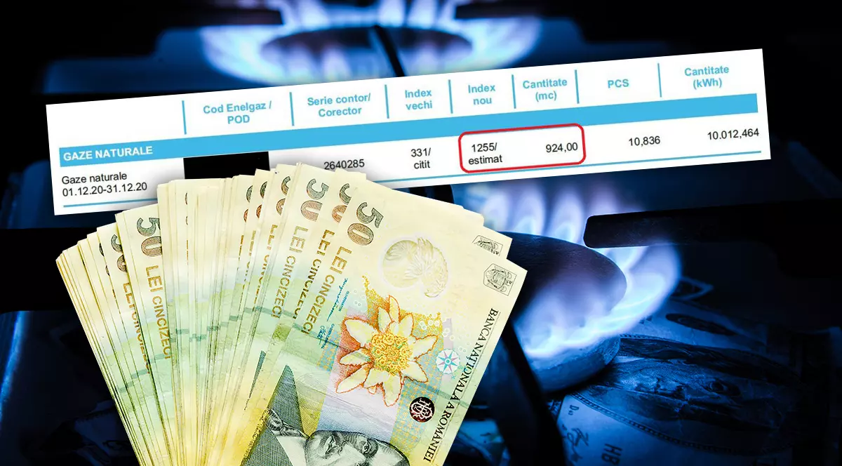Factură umflată la gaze, de peste 2.000 de lei. Cum a fost prins un client la mijloc, între două mari companii care își dispută piața liberalizată
